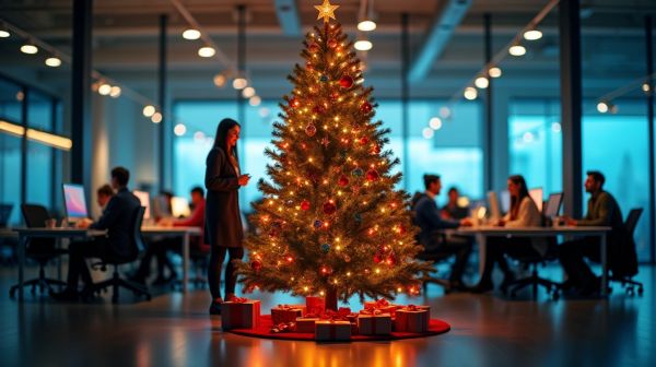 Comment créer une animation d'arbre de Noël en entreprise ?